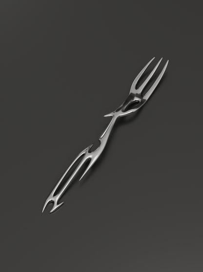 Cyber Rune Futuristic Design Cutlery