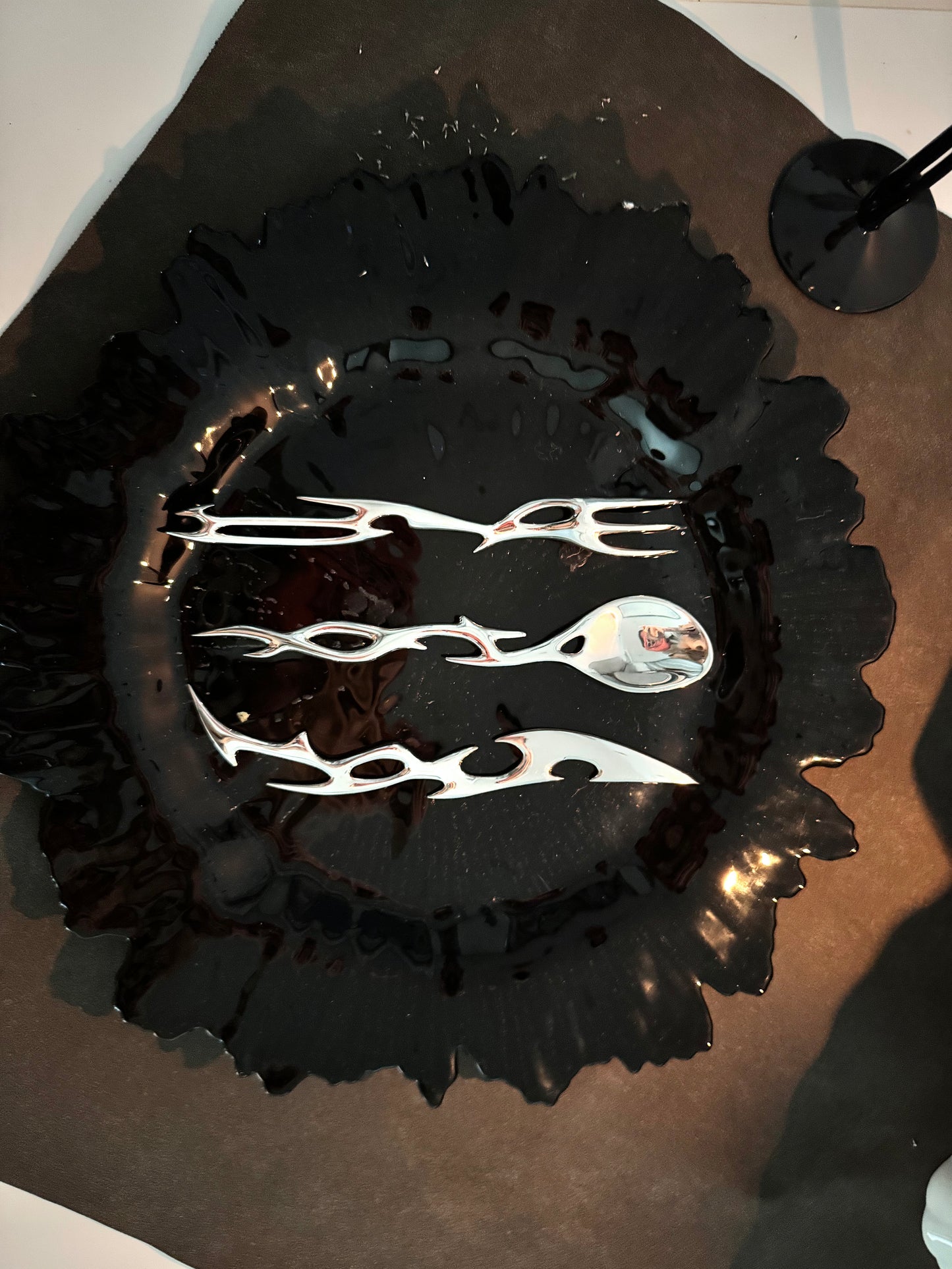 Cyber Rune Futuristic Design Cutlery