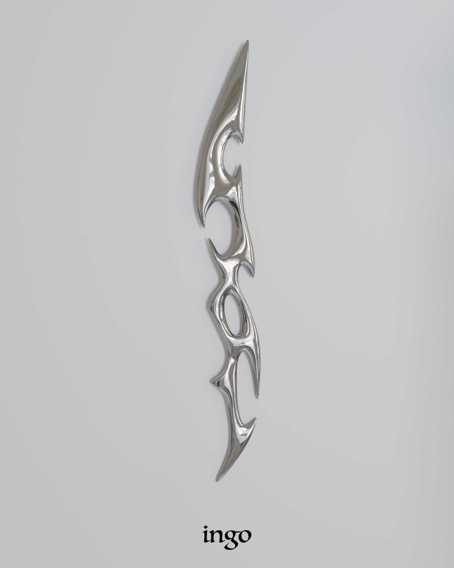 Cyber Rune Futuristic Design Cutlery