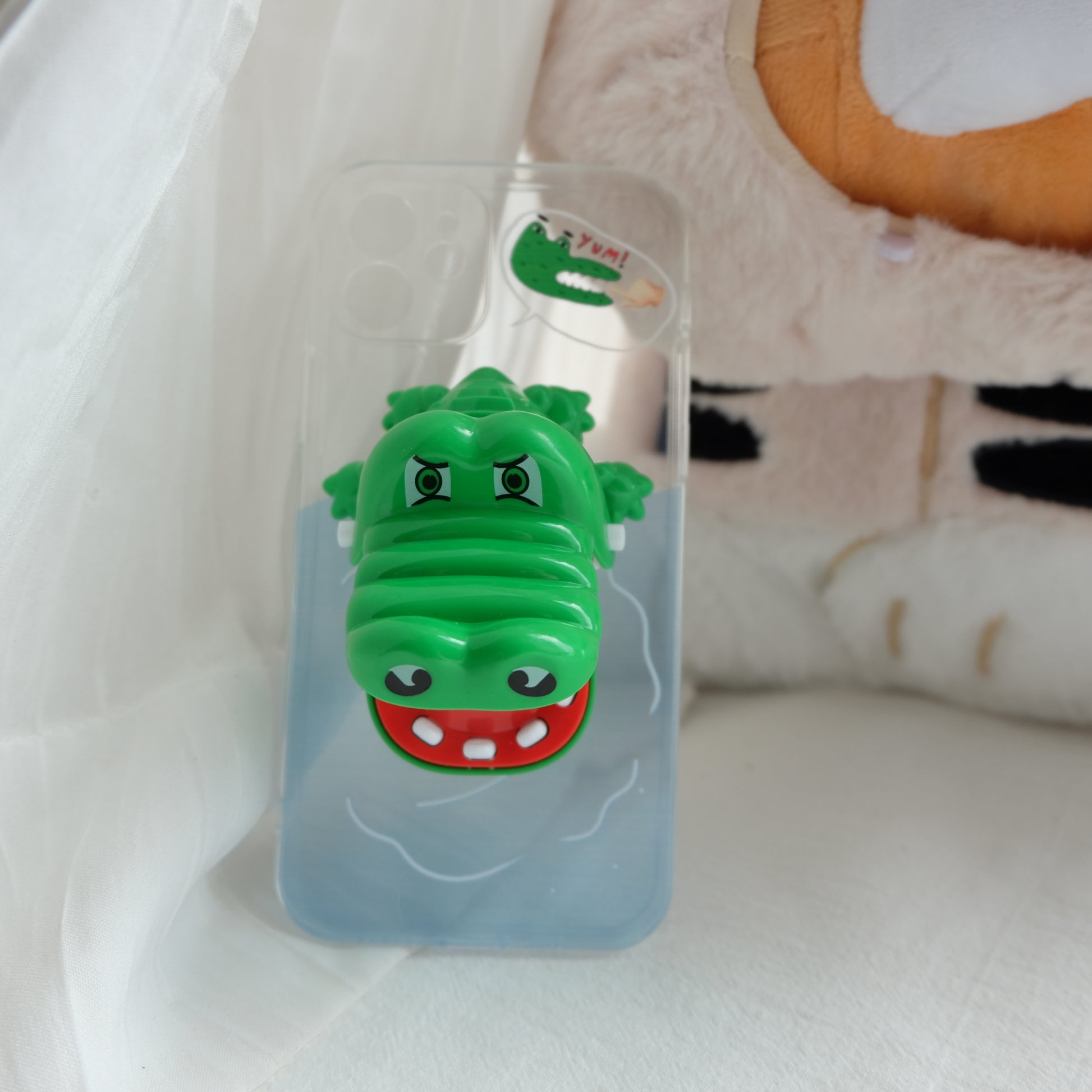 Crocodile teeth toy phone case | phone accessories | Three Fleas