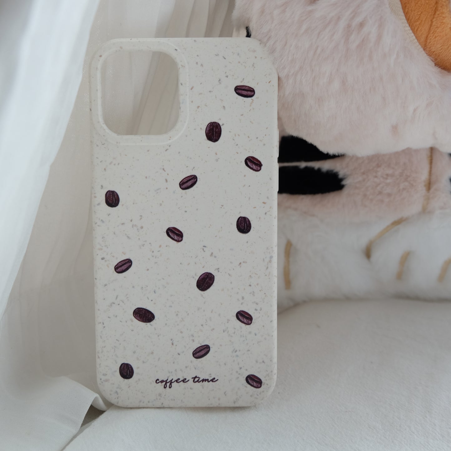 Coffee beans degradable phone case