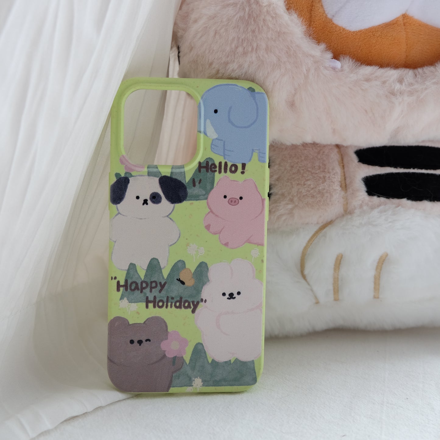 Happy holiday my friends degradable phone case | phone accessories | Three Fleas