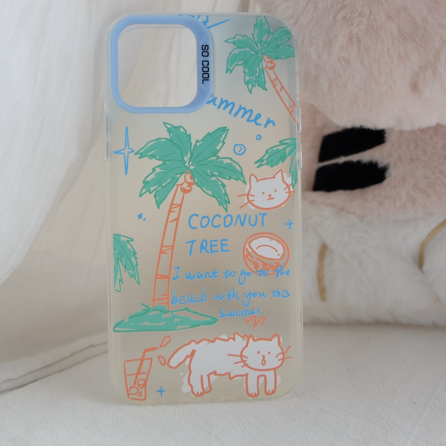 Coconut tree summer phone case