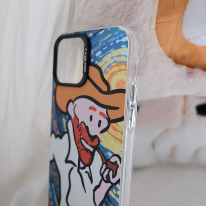 World masterpiece plating phone case