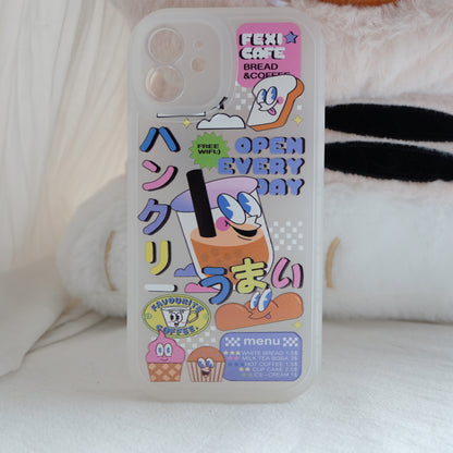 Cartoon food truck phone case | phone accessories | Three Fleas