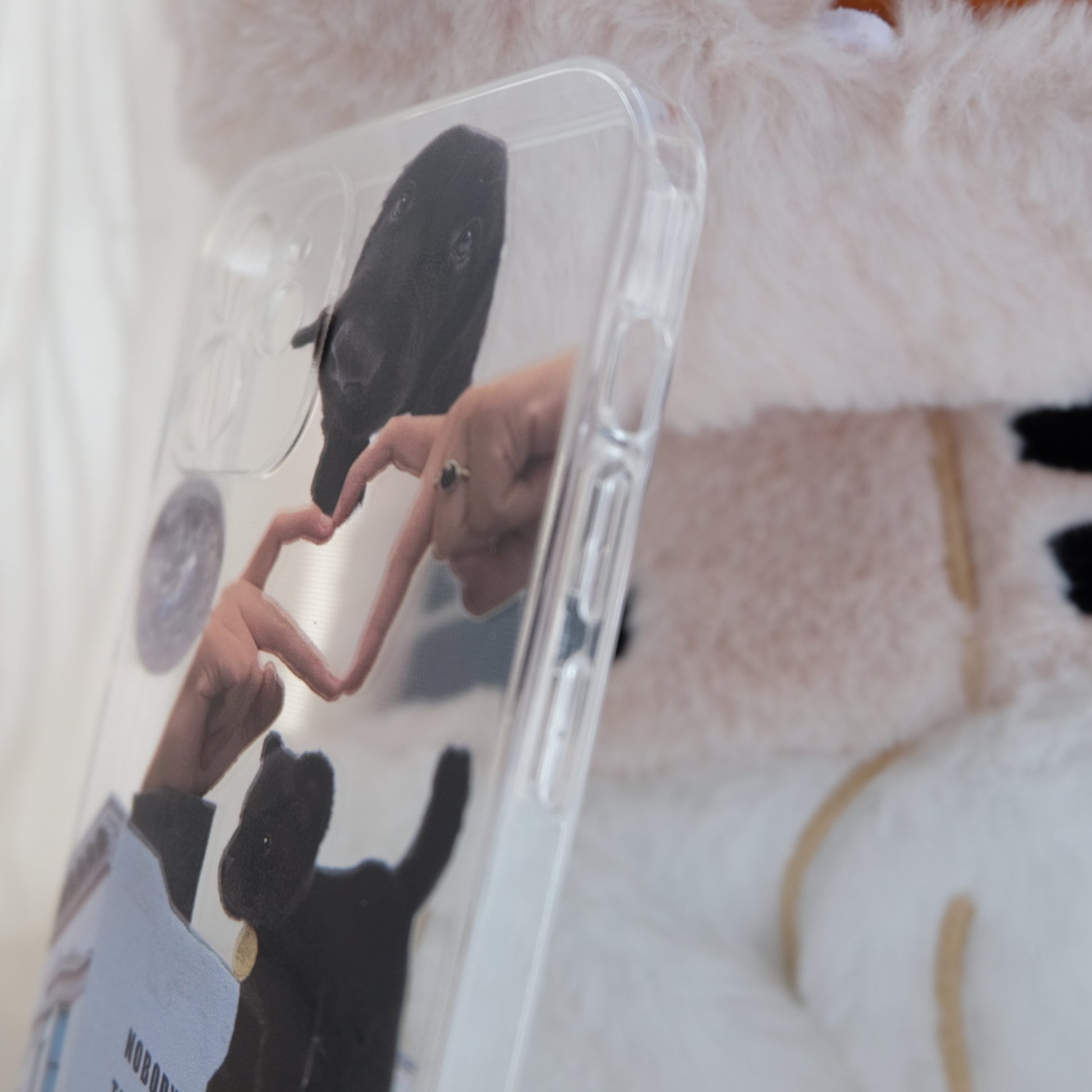 Adorable animals clear phone case | phone accessories | Three Fleas