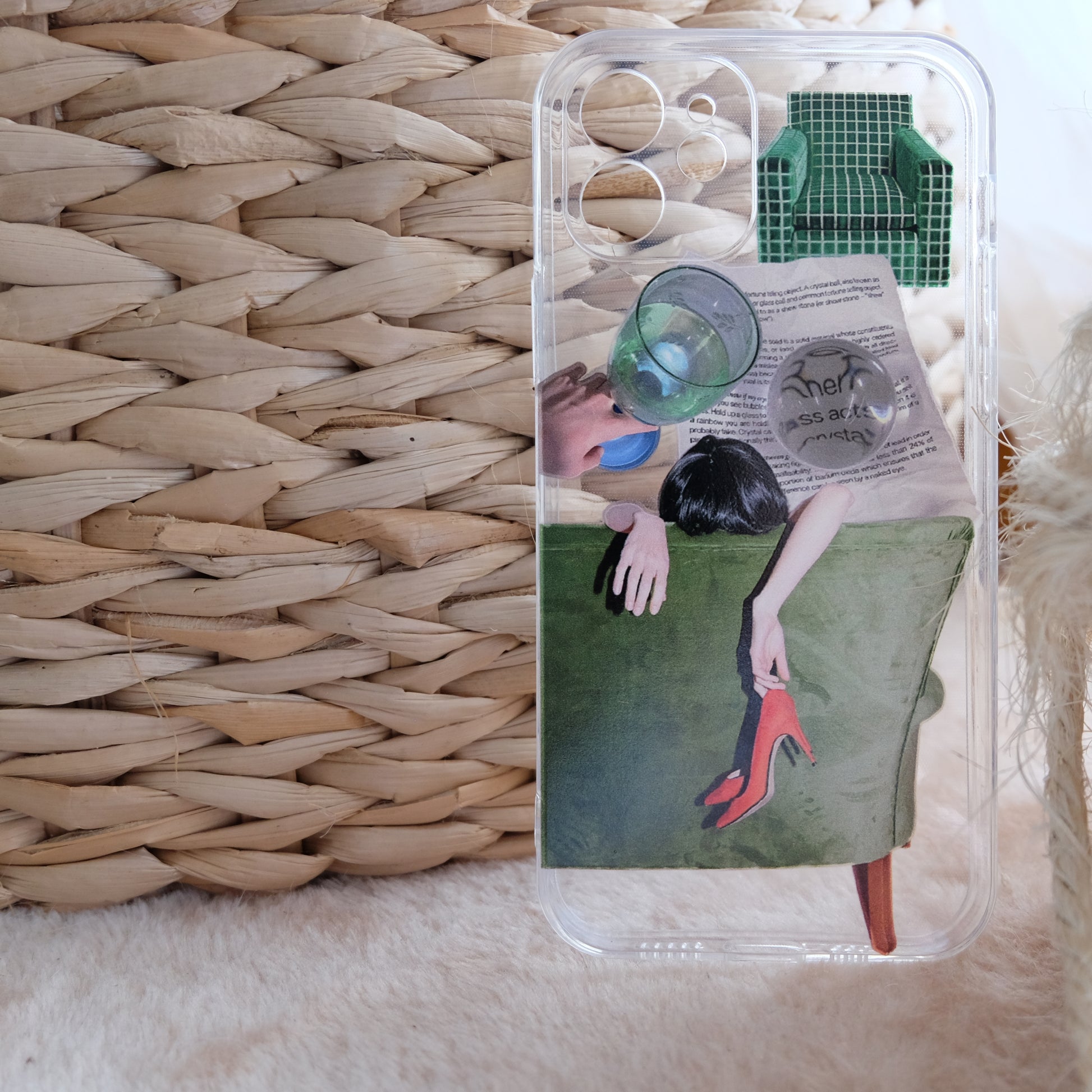 Simple clear phone case | phone accessories | Three Fleas
