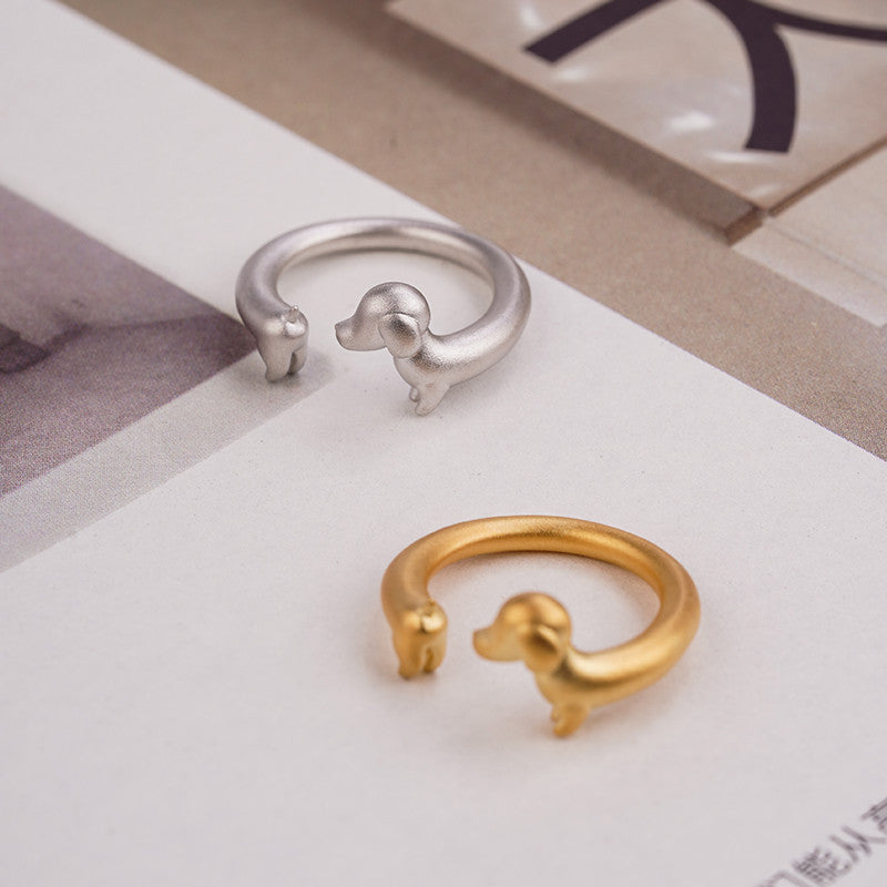 Dachshund Open-end Ring
