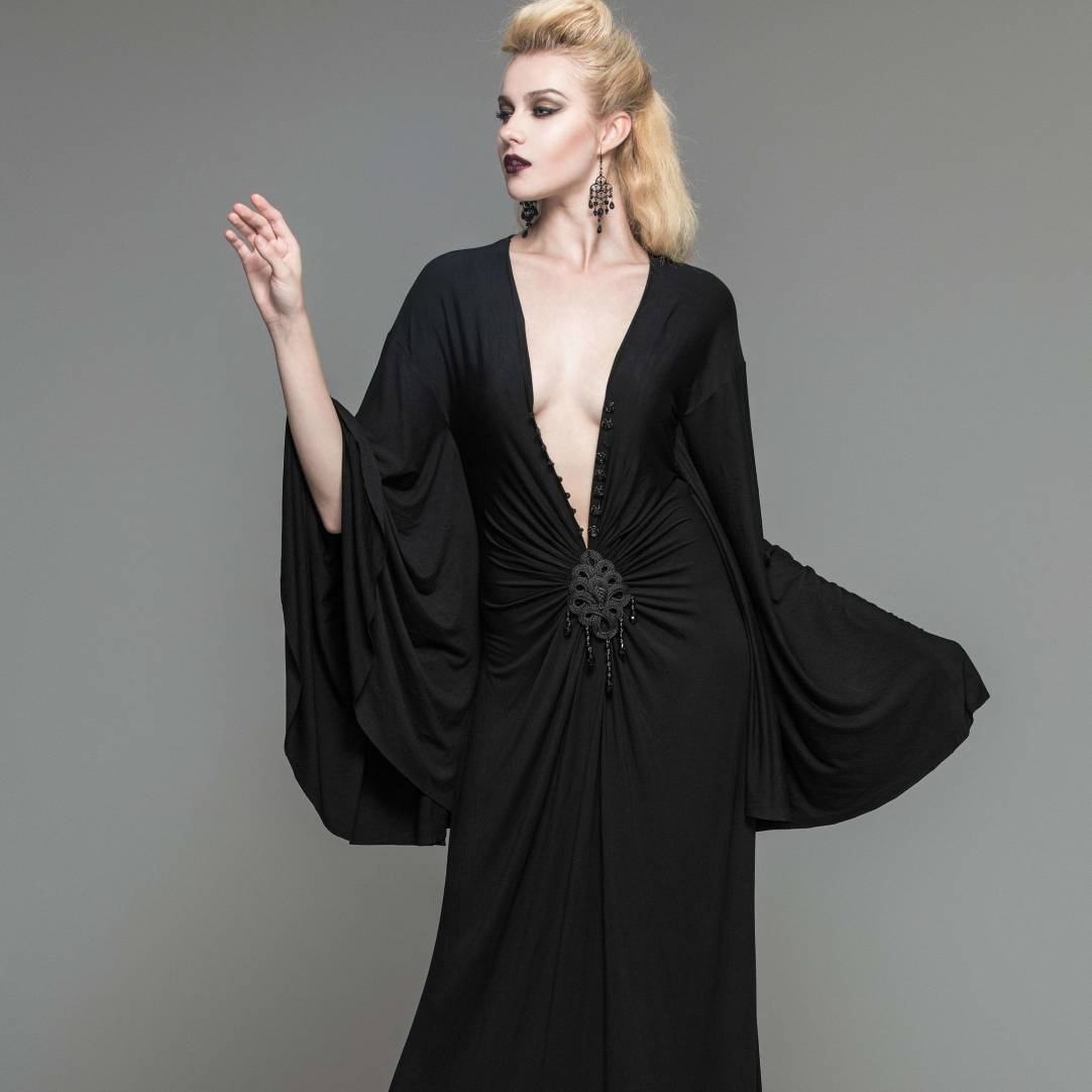 Death's Scythe' Gothic Evening Dress | Dress | Three Fleas Death's Scythe' Gothic Evening Dress | Dress | Three Fleas