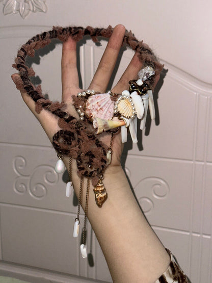 Desert Ocean Tassel Shell Necklace