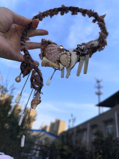 Desert Ocean Tassel Shell Necklace