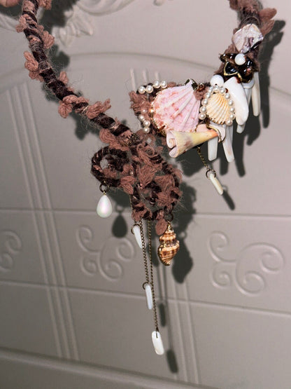 Desert Ocean Tassel Shell Necklace