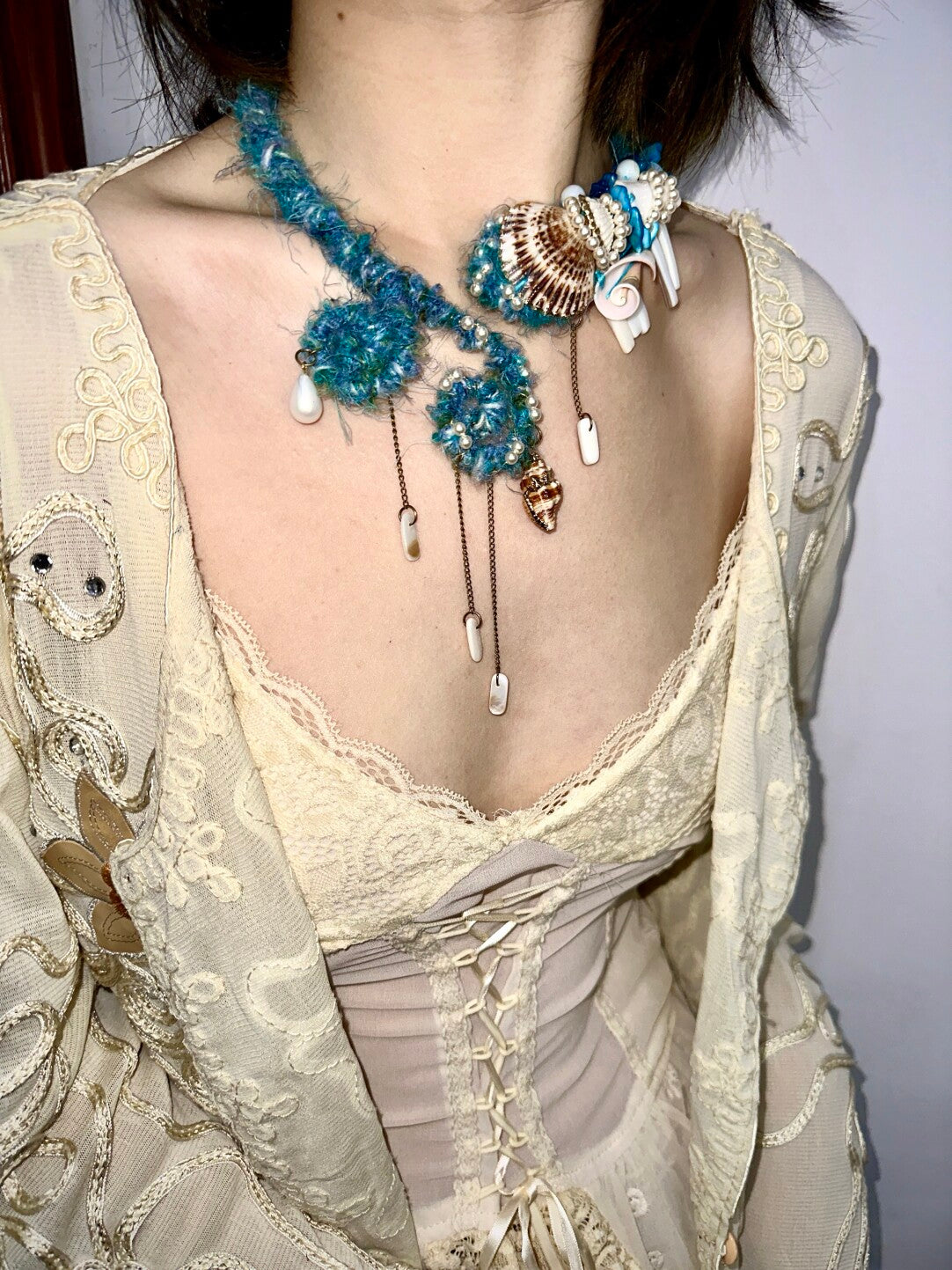Desert Ocean Tassel Shell Necklace