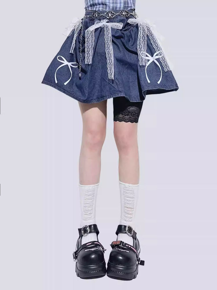 Design-Forward DIY Length Denim Skirt