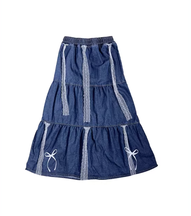 Design-Forward DIY Length Denim Skirt