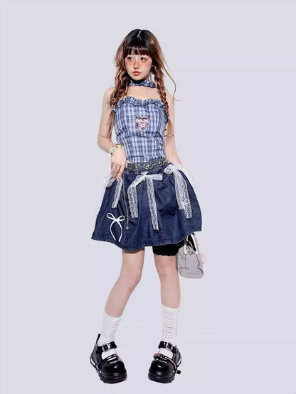 Design-Forward DIY Length Denim Skirt