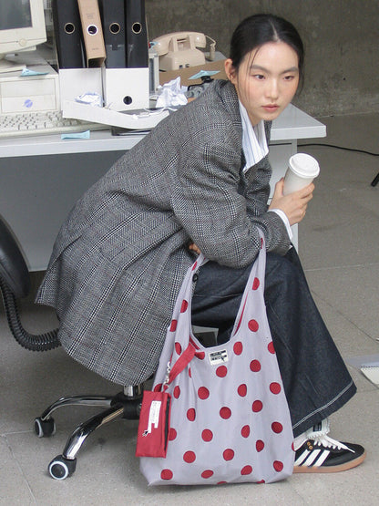 Designer Polka Dot Shoulder Bag