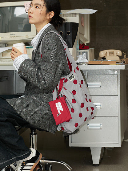 Designer Polka Dot Shoulder Bag