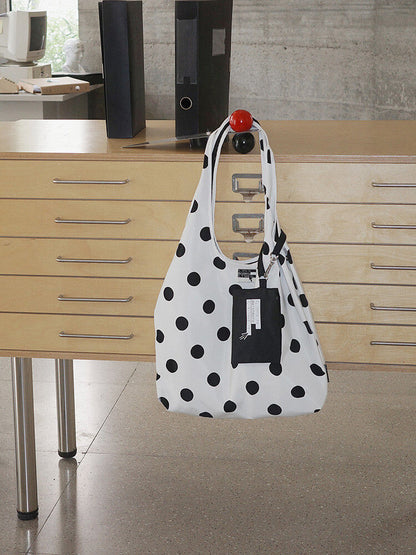 Designer Polka Dot Shoulder Bag