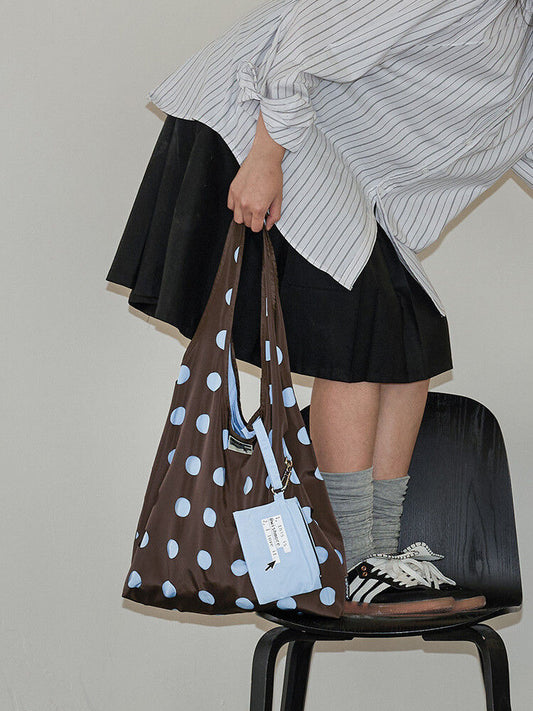 Designer Polka Dot Shoulder Bag