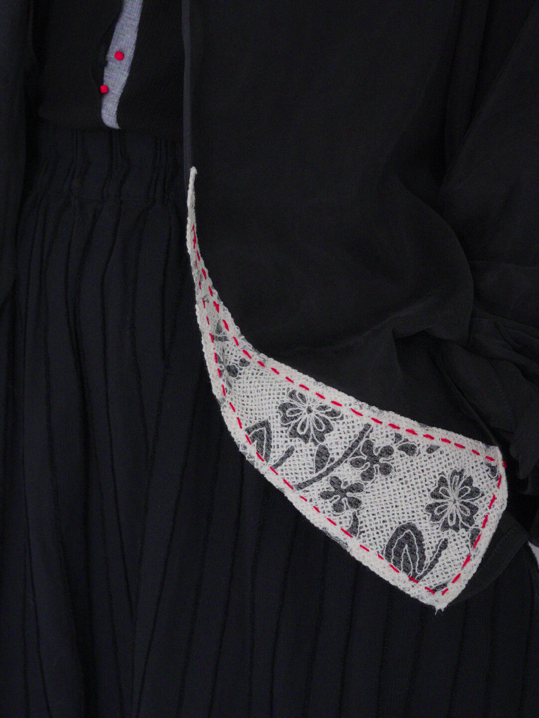 Designer Print Patchwork Cupro Jacket