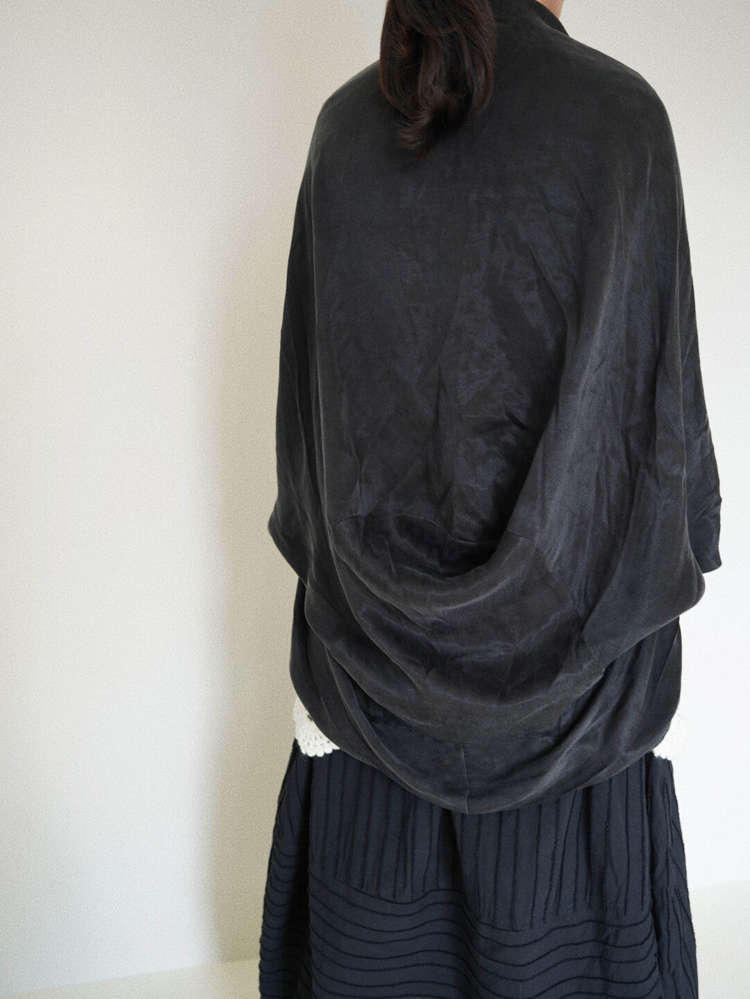 Designer Print Patchwork Cupro Jacket