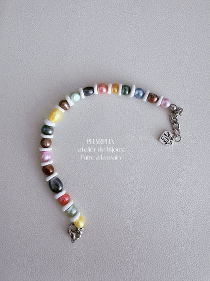 Dopamine Color Beaded Bracelet
