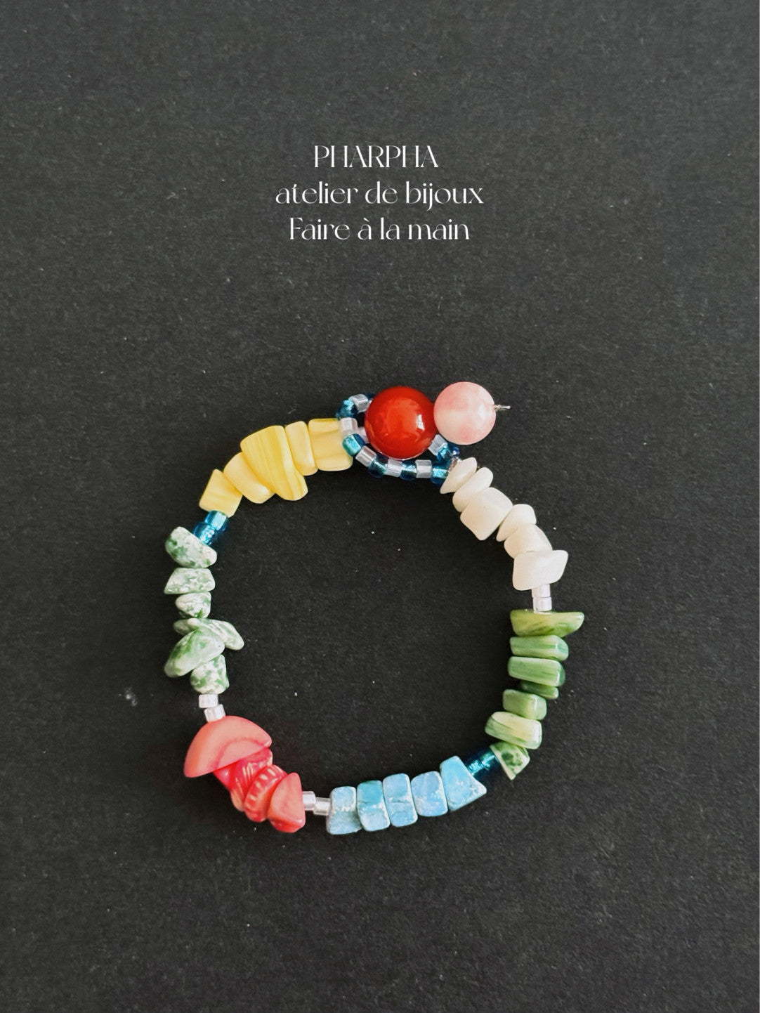 Dopamine Color Beaded Bracelet