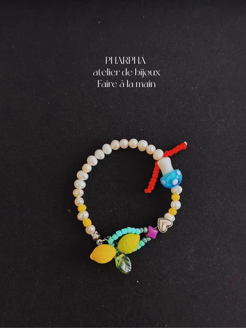 Dopamine Color Beaded Bracelet