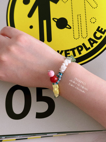 Dopamine Color Beaded Bracelet