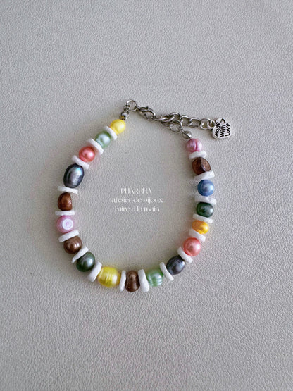 Dopamine Color Beaded Bracelet