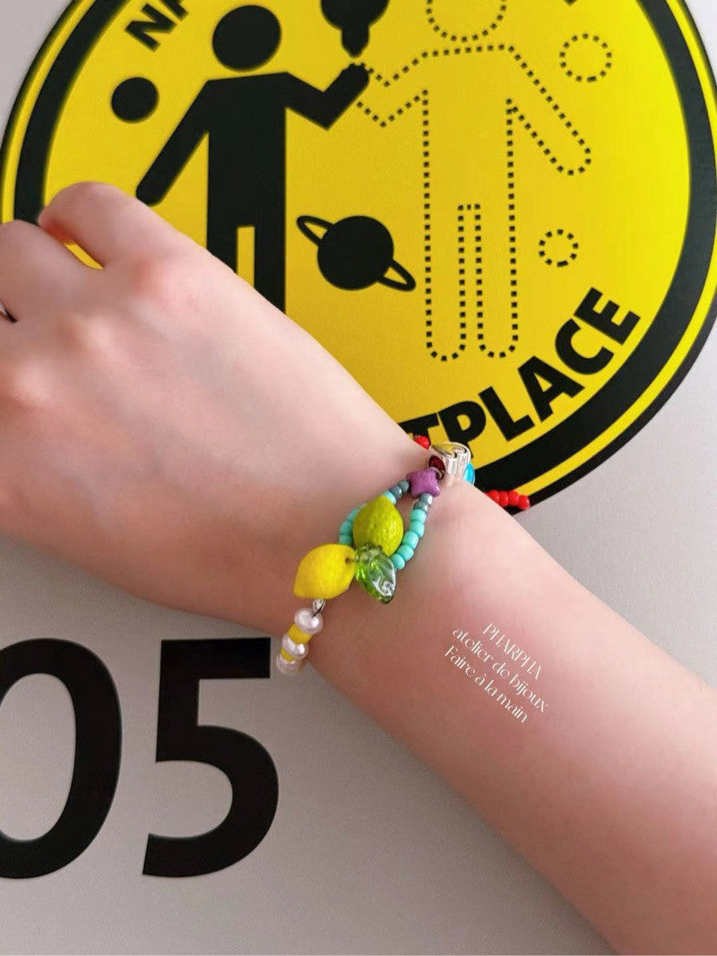 Dopamine Color Beaded Bracelet