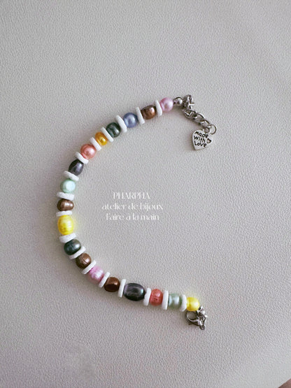 Dopamine Color Beaded Bracelet
