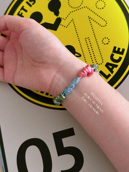 Dopamine Color Beaded Bracelet
