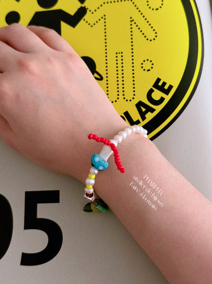 Dopamine Color Beaded Bracelet
