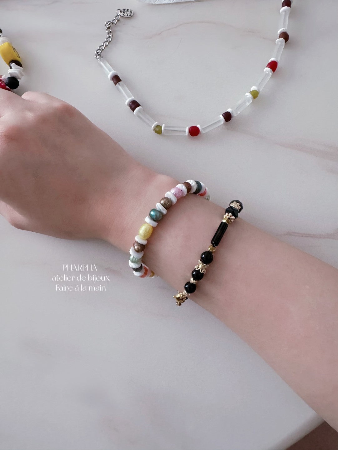 Dopamine Color Beaded Bracelet