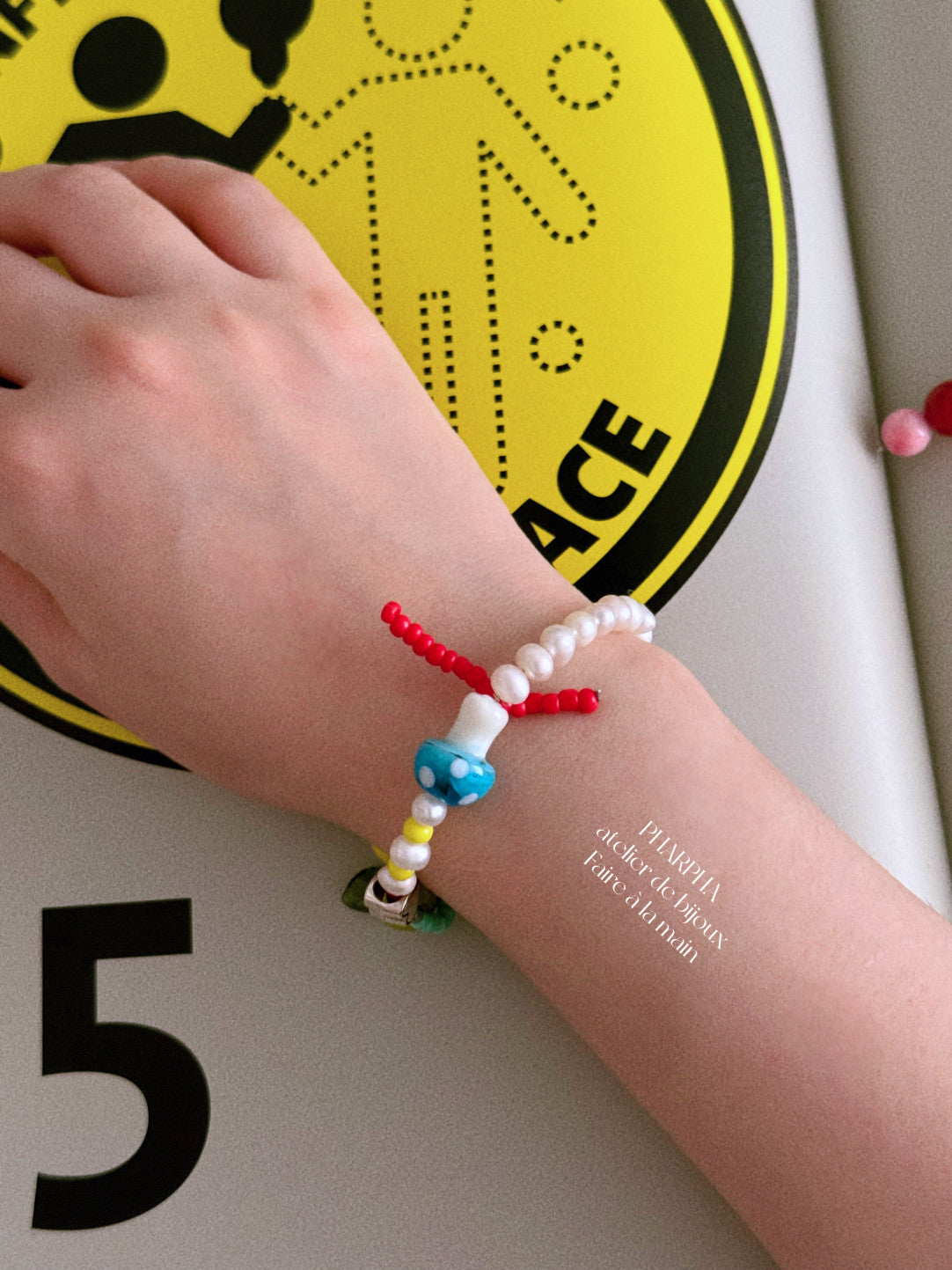 Dopamine Color Beaded Bracelet