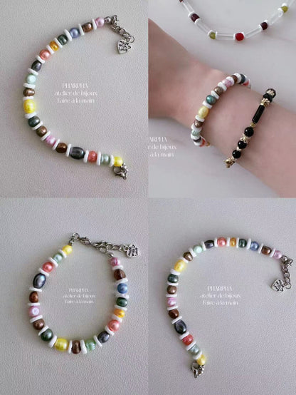 Dopamine Color Beaded Bracelet