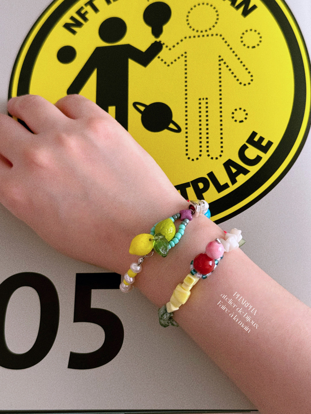 Dopamine Color Beaded Bracelet