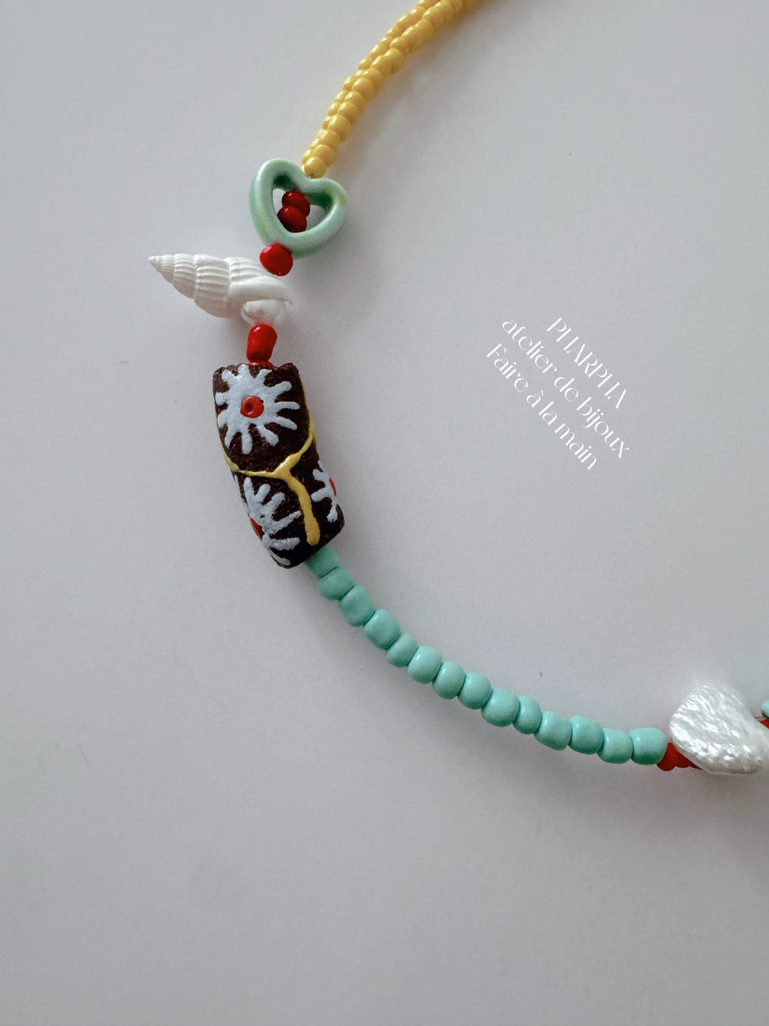Dopamine Color Beaded Necklace
