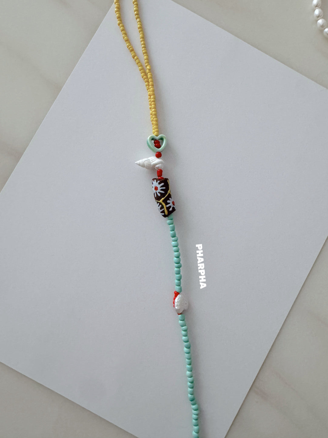 Dopamine Color Beaded Necklace