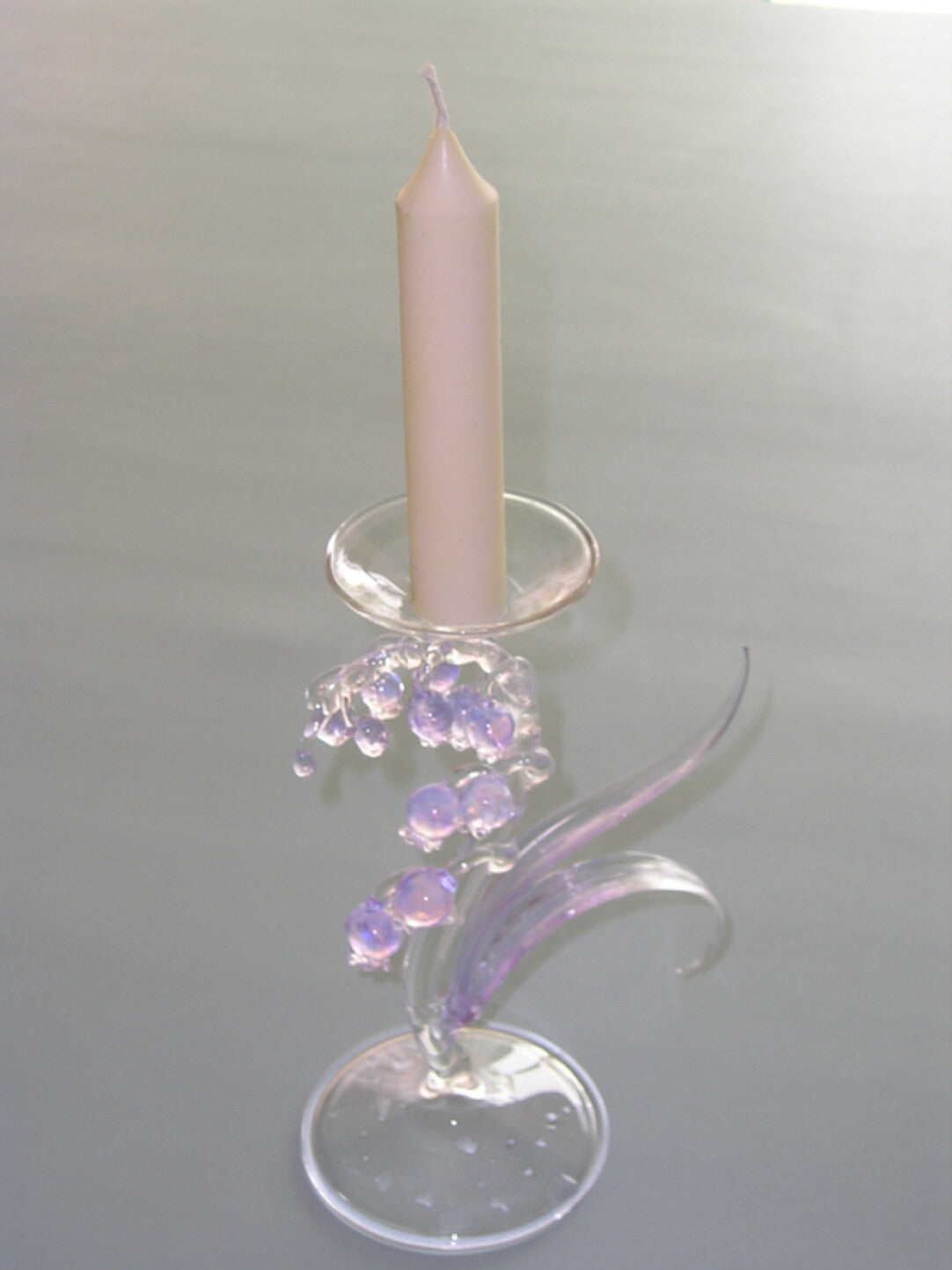 Dreamy Glass Bellflower Candle Holder