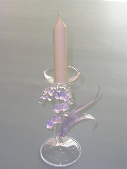 Dreamy Glass Bellflower Candle Holder