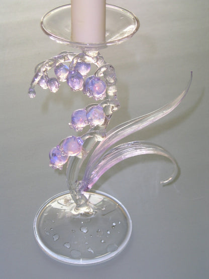 Dreamy Glass Bellflower Candle Holder