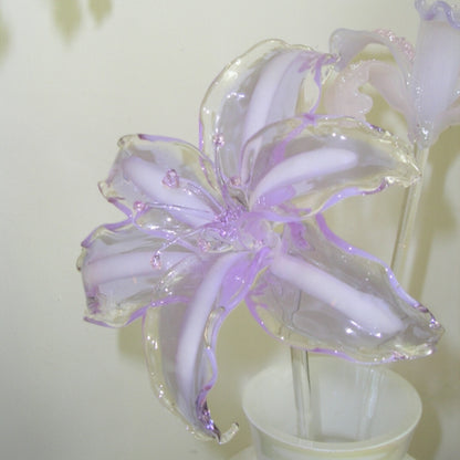 Dreamy Glass Lily Flower