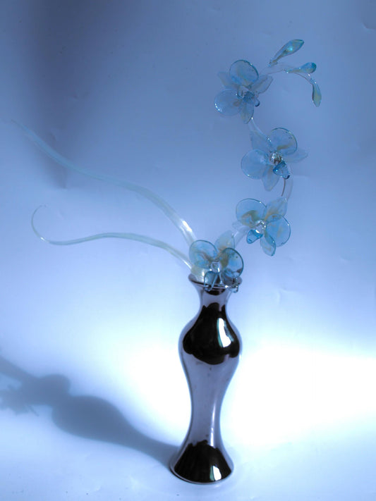 Dreamy Glass Phalaenopsis Orchid Flower