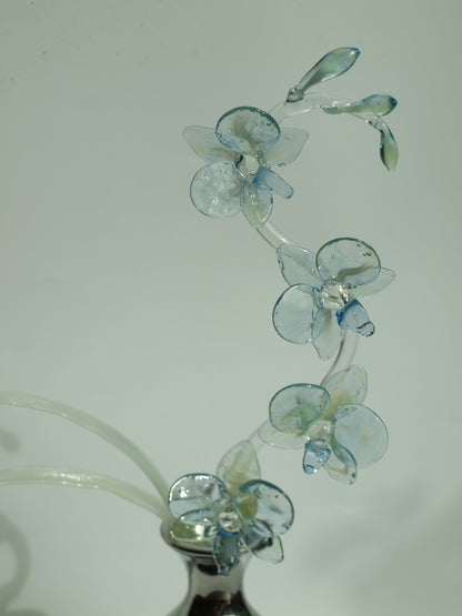 Dreamy Glass Phalaenopsis Orchid Flower