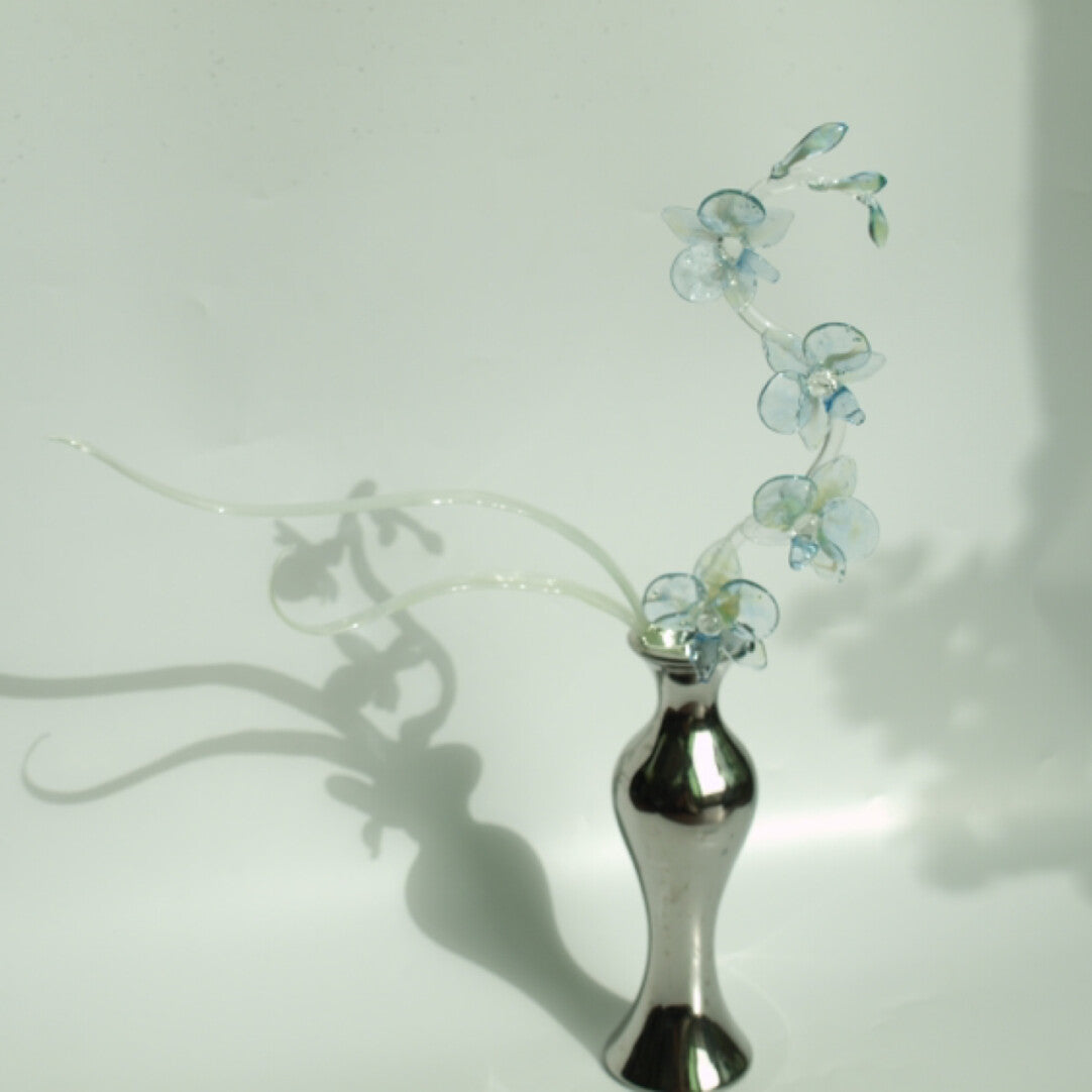 Dreamy Glass Phalaenopsis Orchid Flower