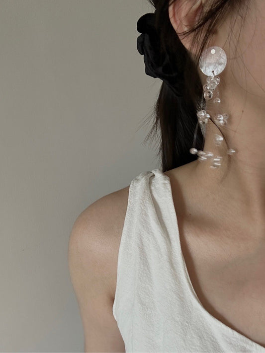 Drip-Drop Crystal Earrings