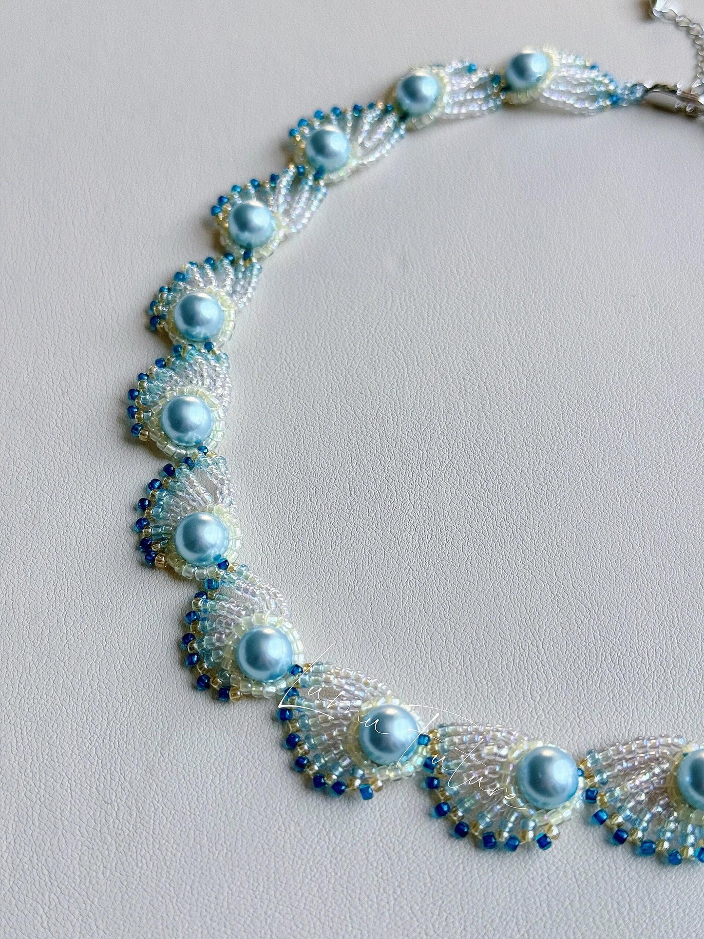 Peacock Beaded Necklace